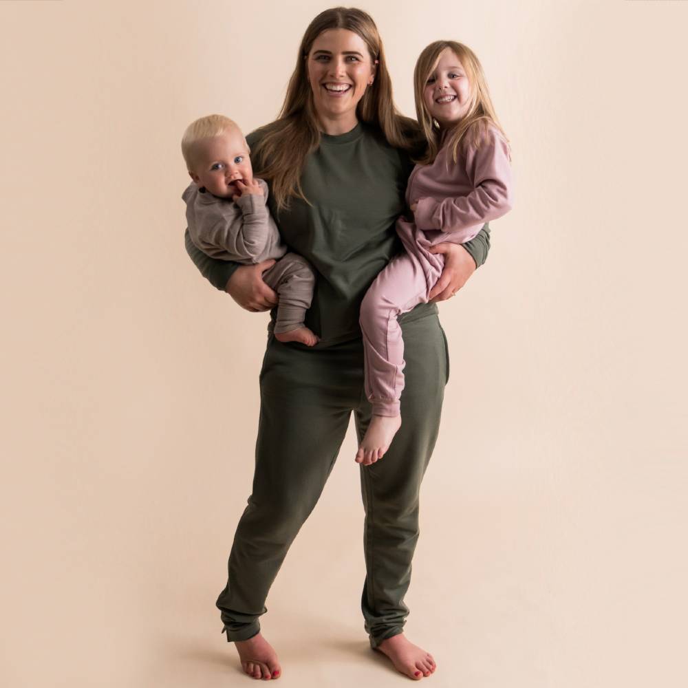 Merino Fleece Women's Crew Jumper - Black