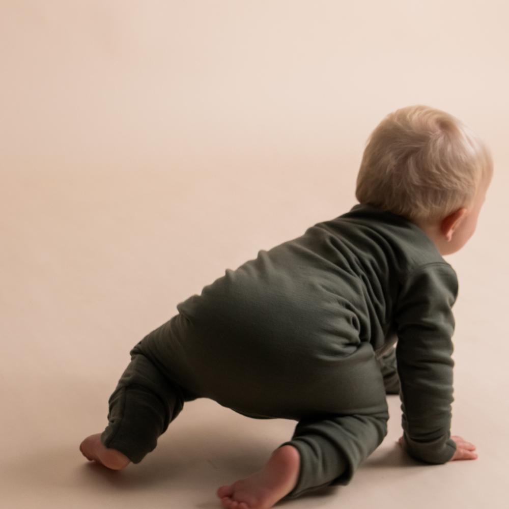 Merino Fleece Onesie - Dusky Pink