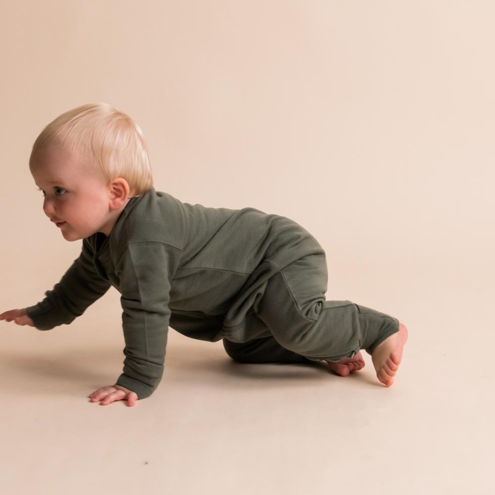 Merino Fleece Onesie - Navy