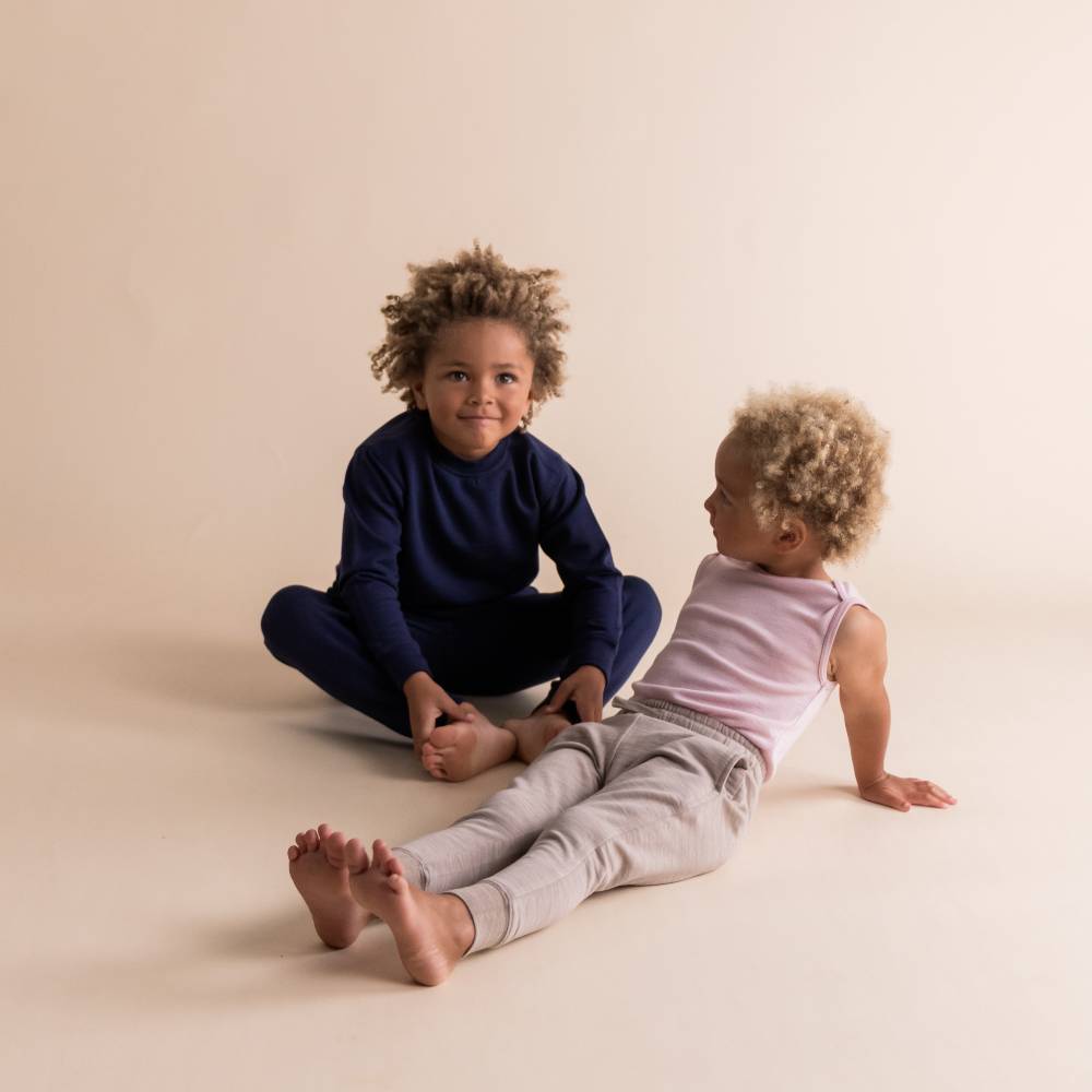 Merino Deluxe Rib Singletsuit - Blush