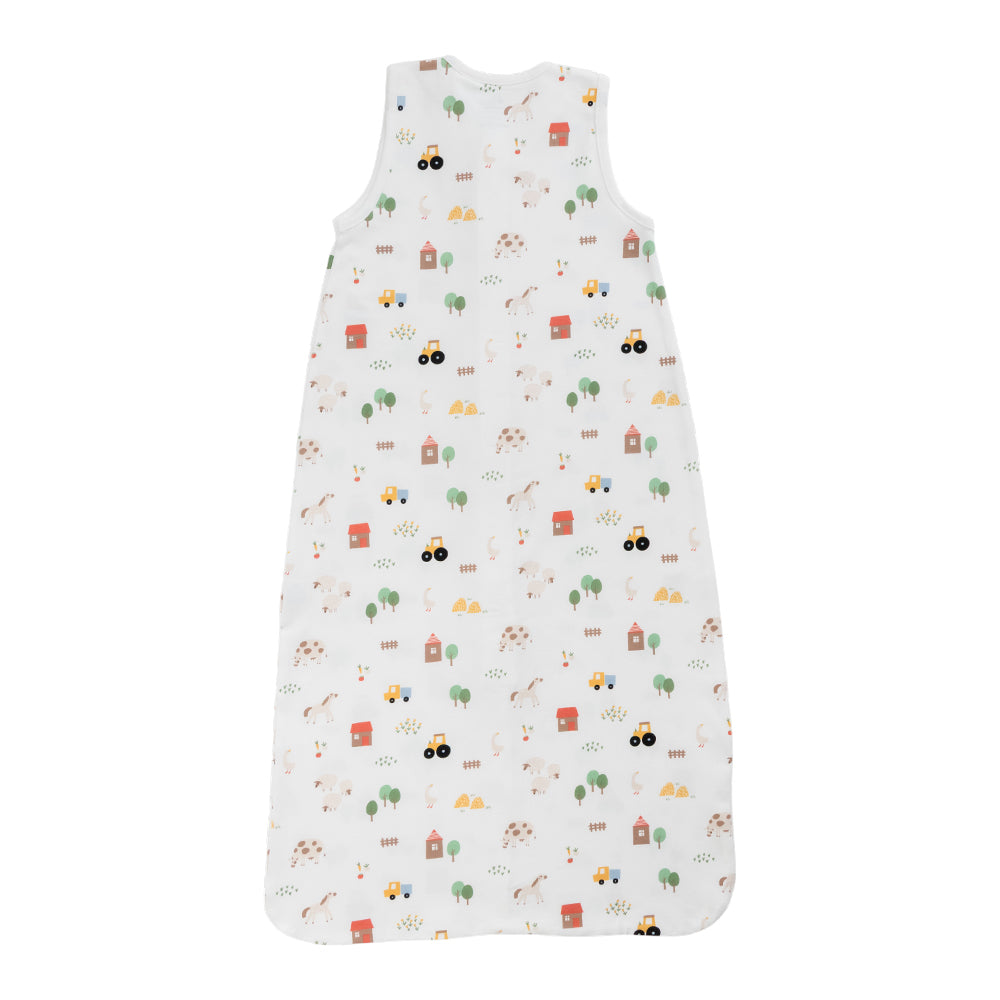 0.2 tog Organic Cotton Sleeping Bag - Farmyard