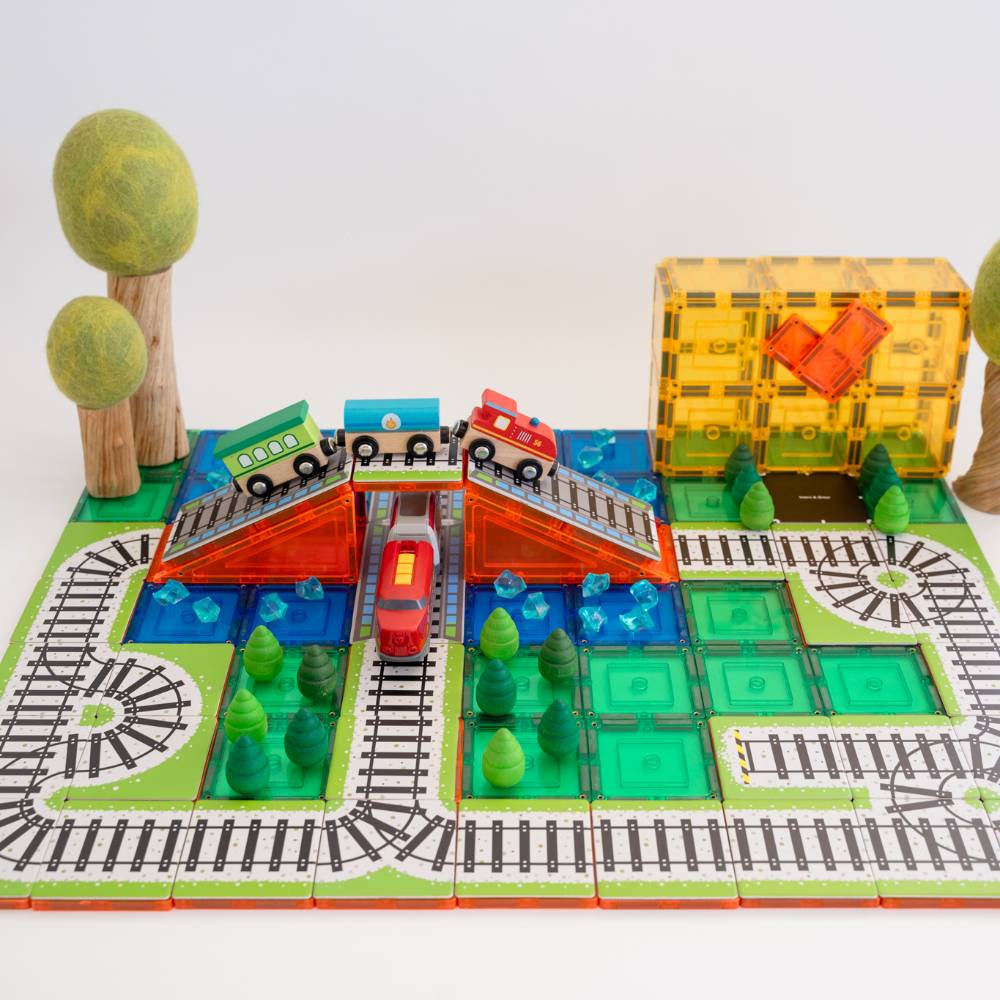 Tile Toppers Train Track Pack 36 piece