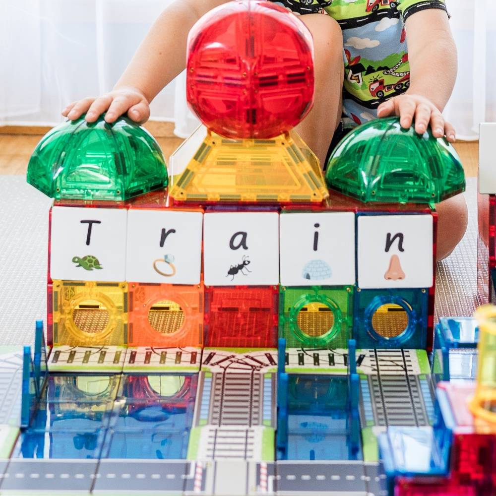 Tile Toppers Train Track Pack 36 piece