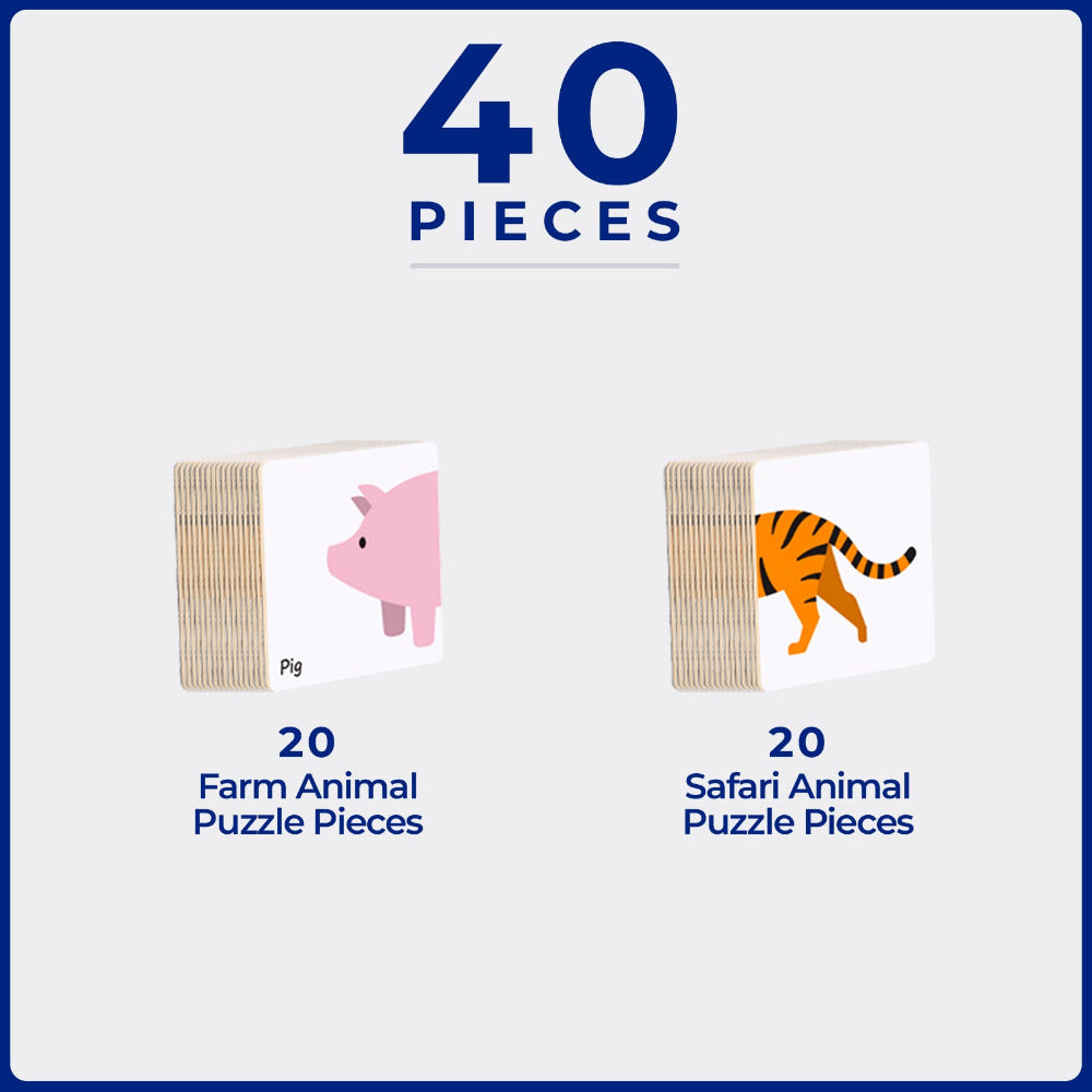 Tile Toppers Animal Pack 40 piece