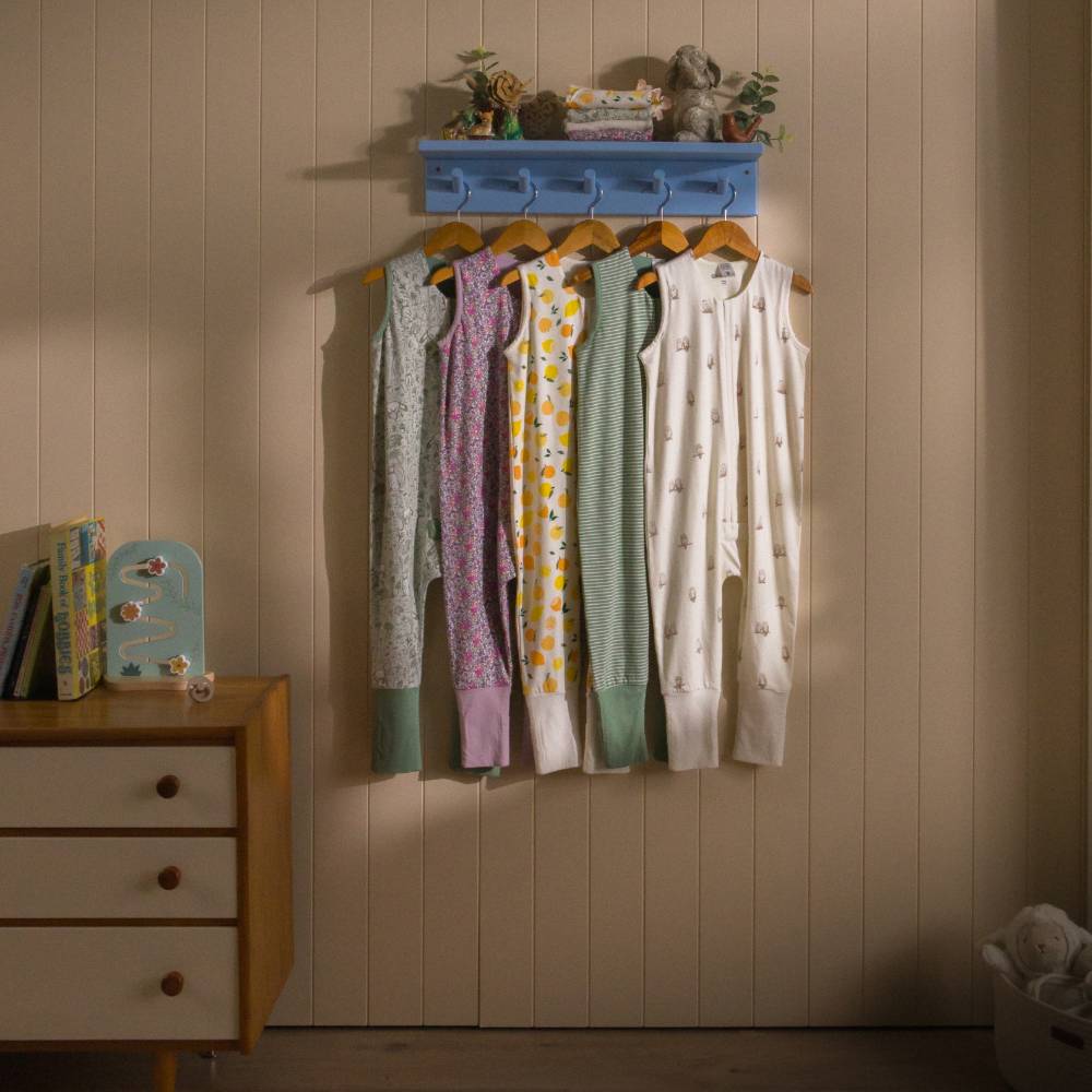 Premium Merino & Cotton Sleeping Suit - Oat Owl