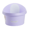 Shnuggle Toddler Bath in Lilac on a white background