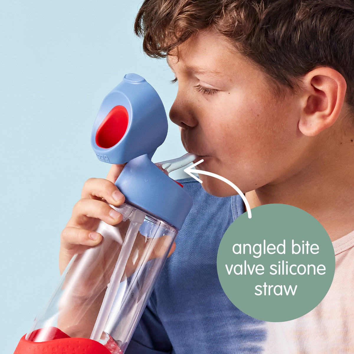 Clear Tritan Drink Bottle - Ocean Breeze