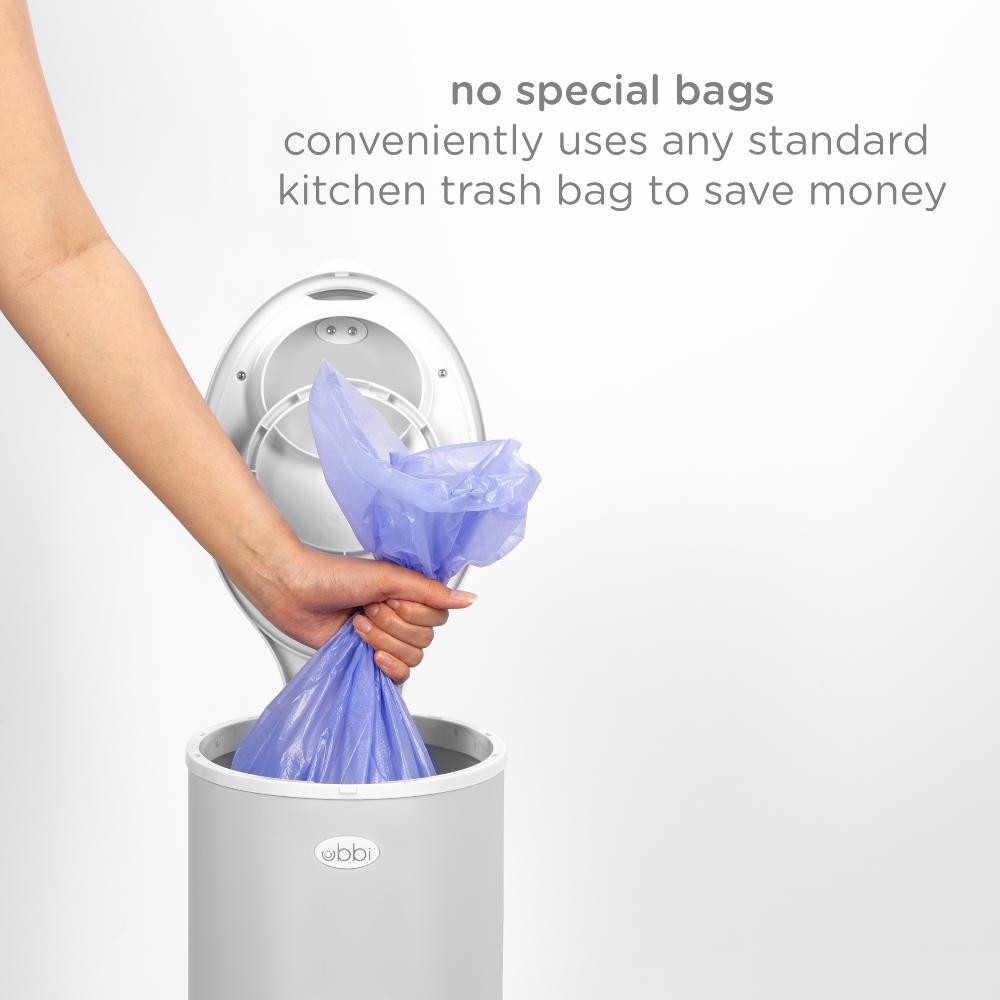 Steel Nappy Bin - Lily Pad (Matte)