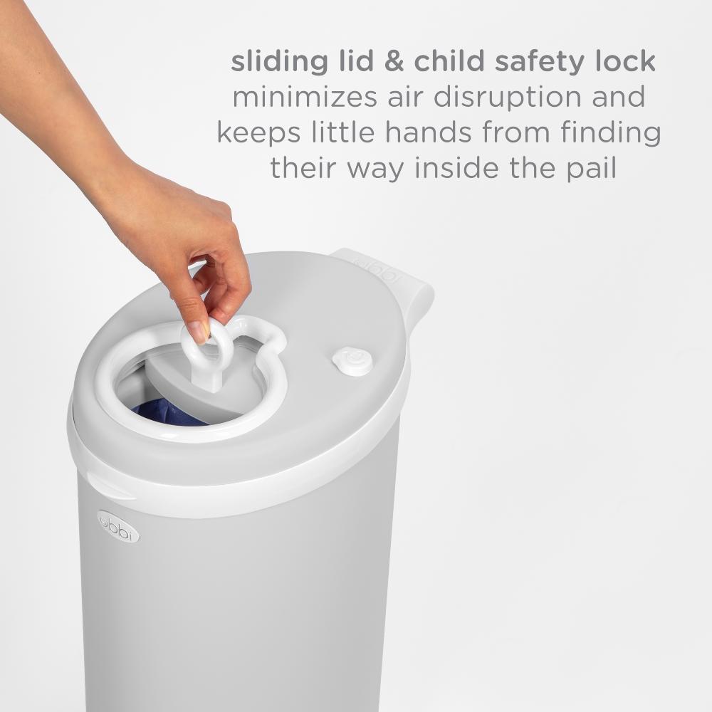 Steel Nappy Bin - Taupe (Matte)