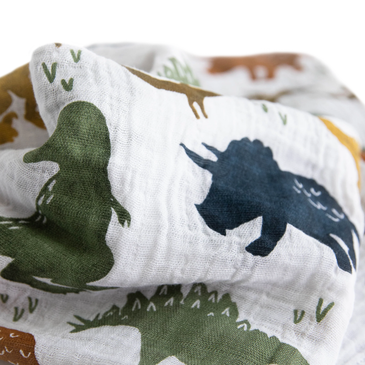 Muslin Swaddle Wrap - Dino Friends