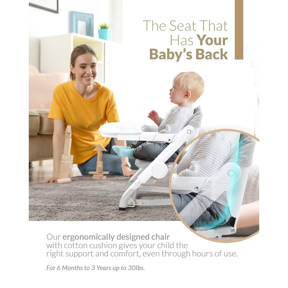 Feed Me 3-in-1 Dining Booster Seat - Shadow Grey