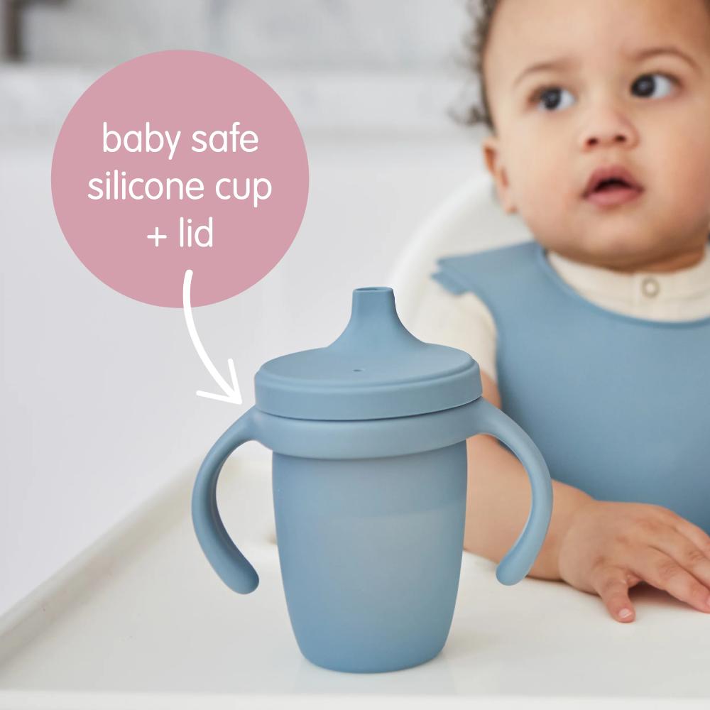 Silicone Spout Cup 6m+ - Sage