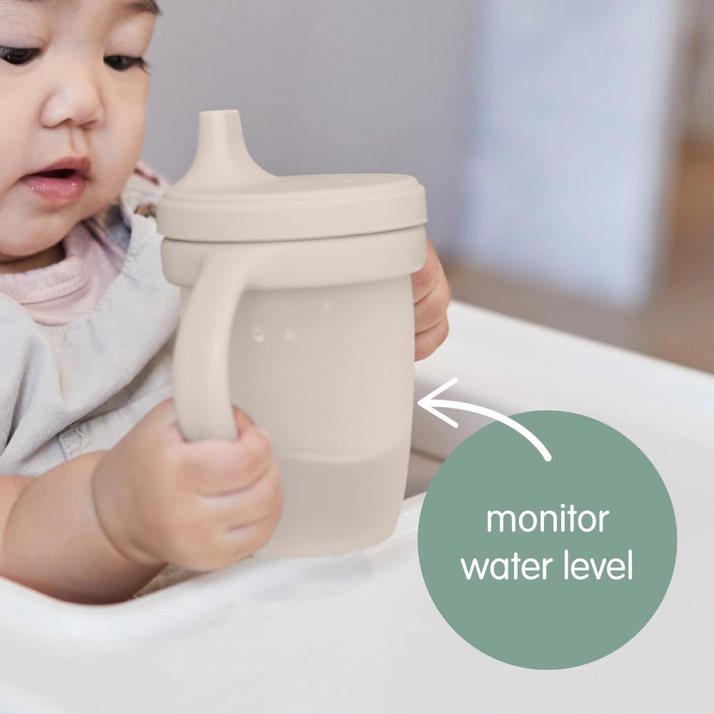 Silicone Spout Cup 6m+ - Sage
