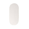 Moses basket with white cover on a white background