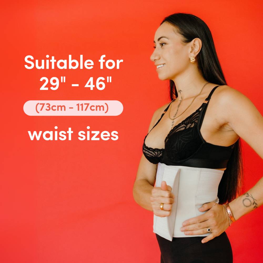 Vital Bits Postpartum Belly Belt - Grey