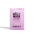 Viva La Vulva belly mask against white background.