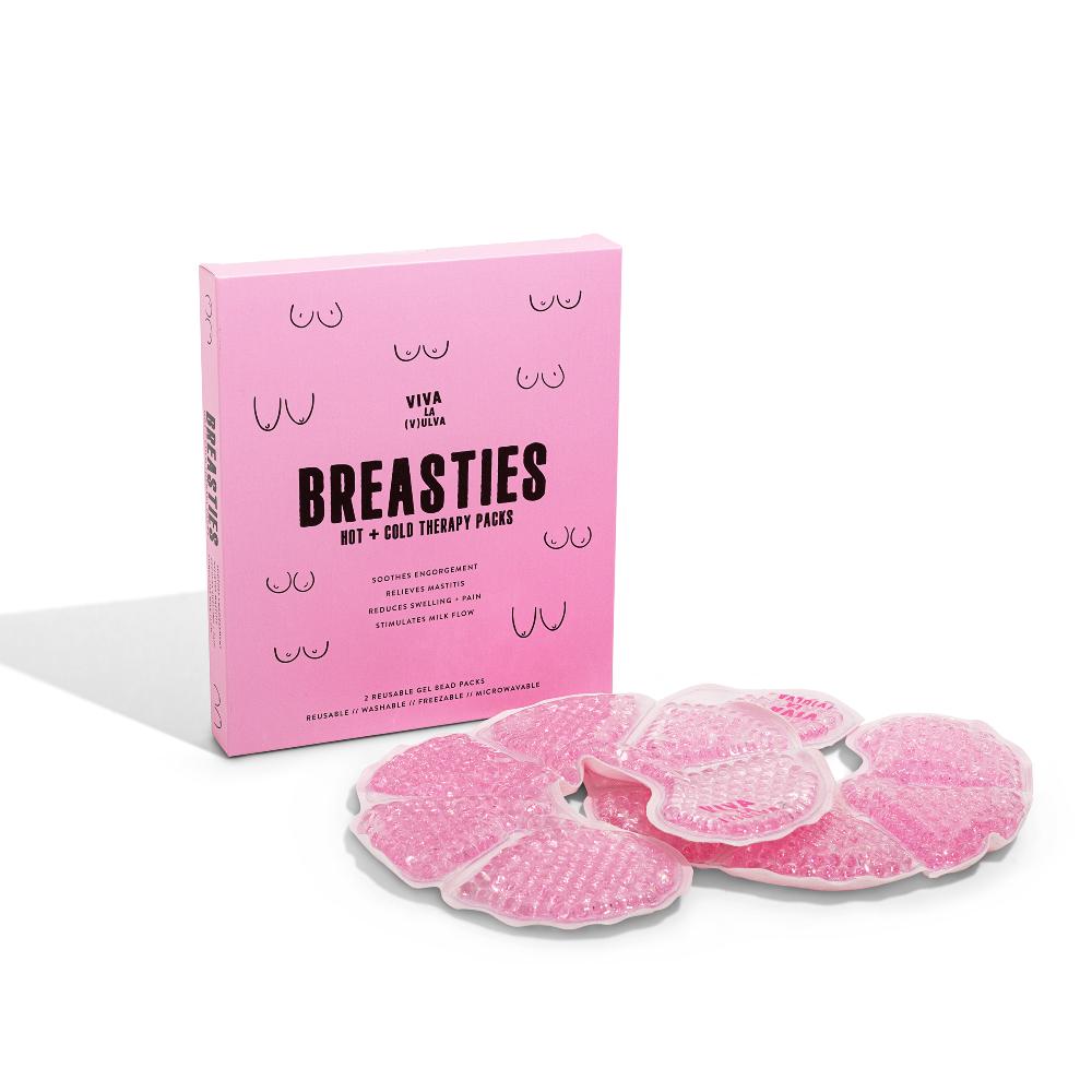 Viva La Vulva hot and cold pack against white background.