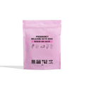 Viva La Vulva bath soak pouch against white background.