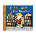 Maisy Goes to the Bookshop book on a white background. 