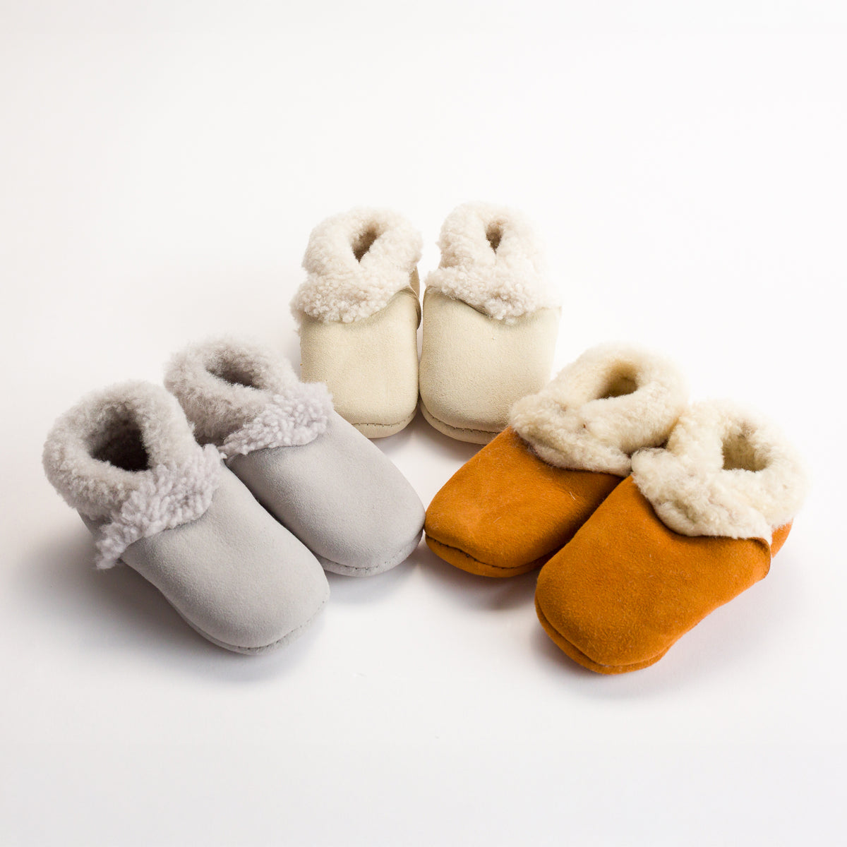 Booties - Pebble