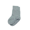 teal Tide woolbabe socks with textured sole on a white background