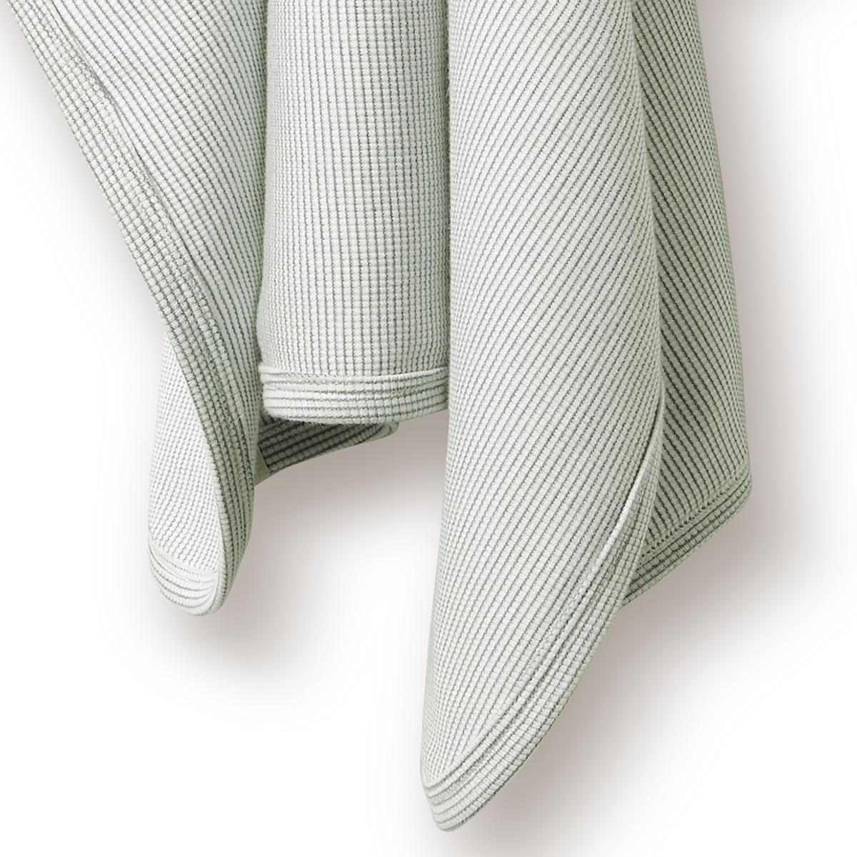 Stripe Rib Bunny Rug/Swaddle Blanket - Fern
