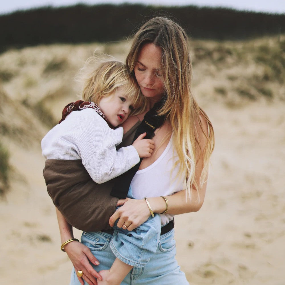 Toddler Carrier - Linen - Brown
