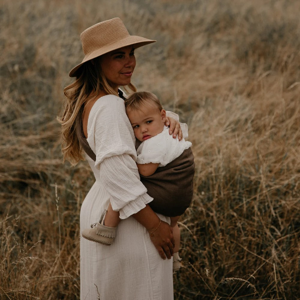 Toddler Carrier - Linen - Brown