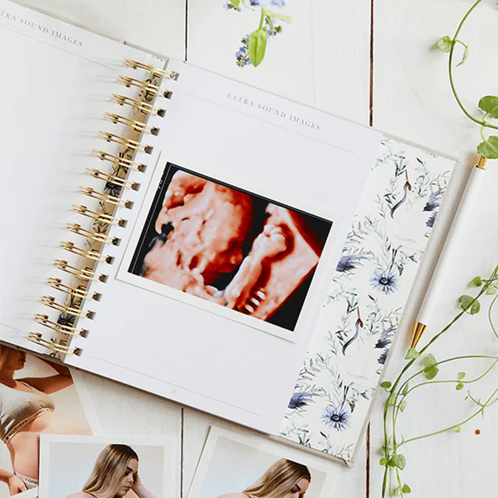 Bump - My Pregnancy Journal - Light Grey