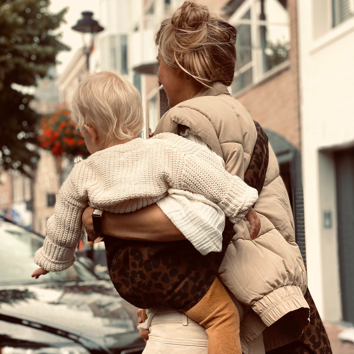 Toddler Carrier - Brown Leopard
