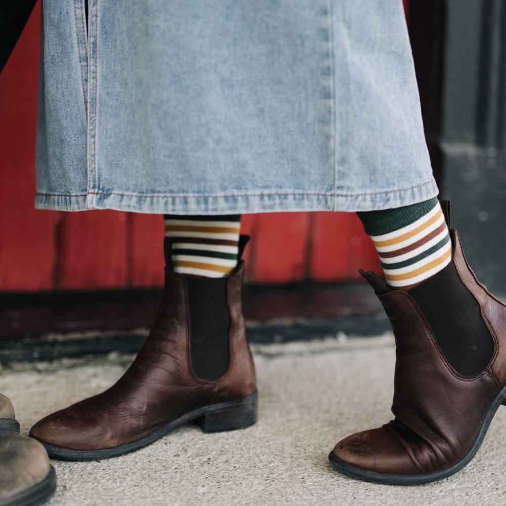 Womens Crew Merino Socks - Billie