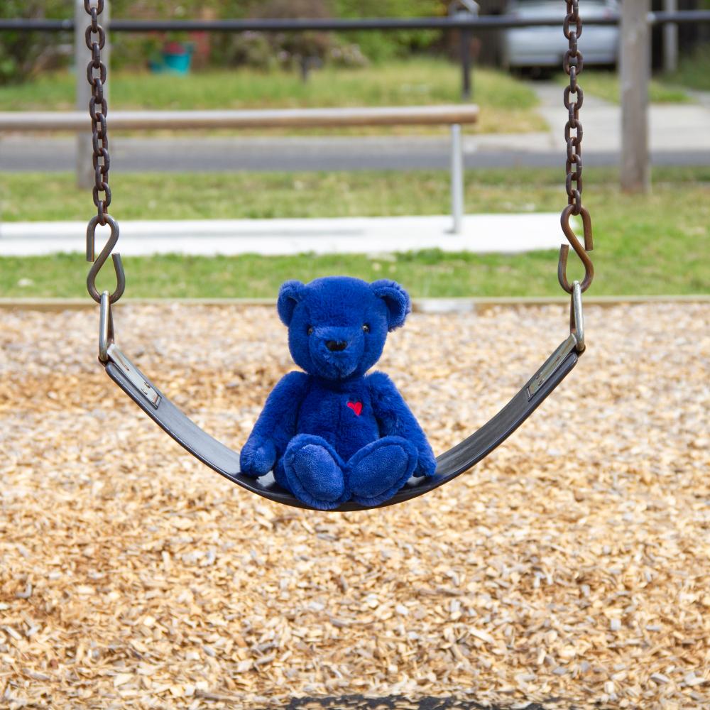 Blue Ted Teddy Bear