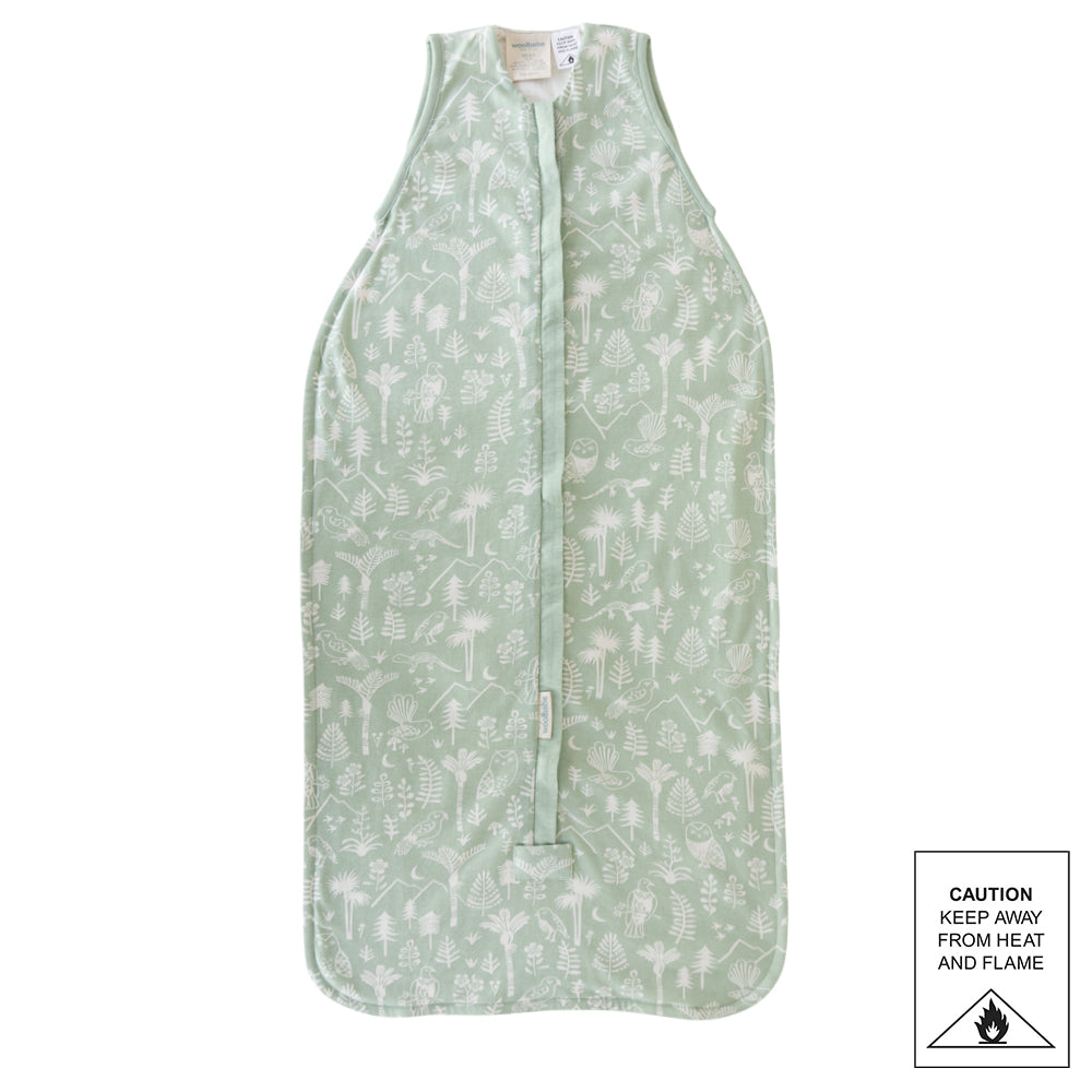 3 Seasons Front Zip Sleeping Bag - Moss Wilderness
