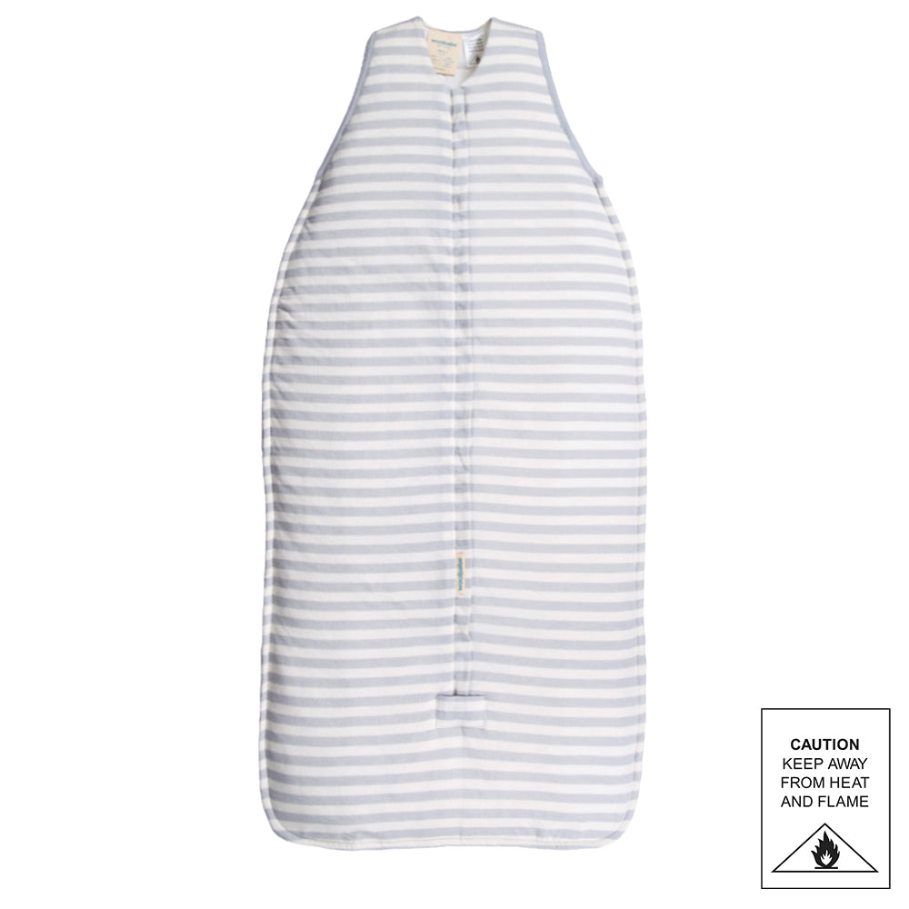 Duvet Front Zip Sleeping Bag - Pebble