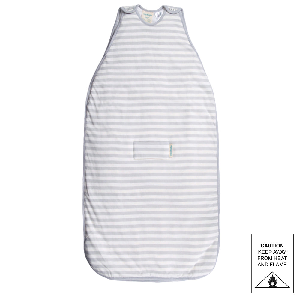 Duvet Side Zip Sleeping Bag - Pebble