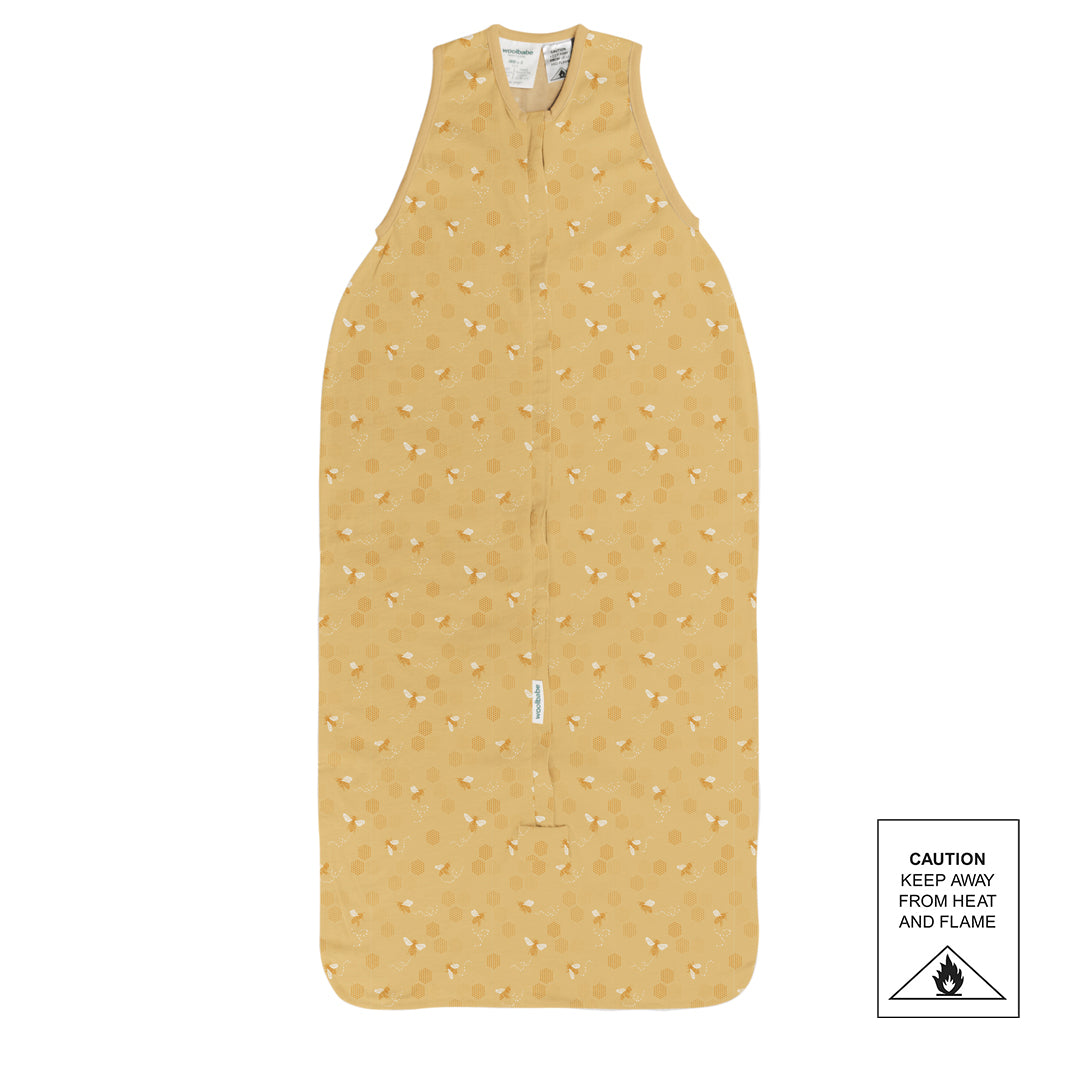 Summer Front Zip Sleeping Bag - Buttercup Bees