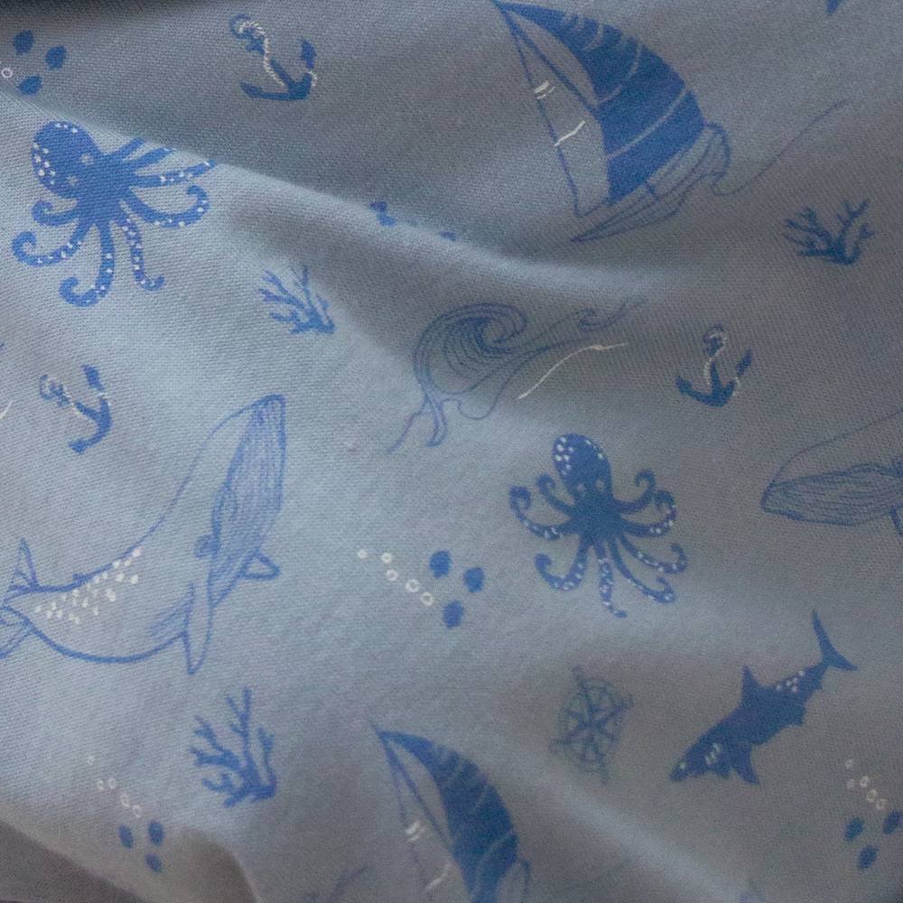 Duvet Sleeping Suit - Glacier Sail Away