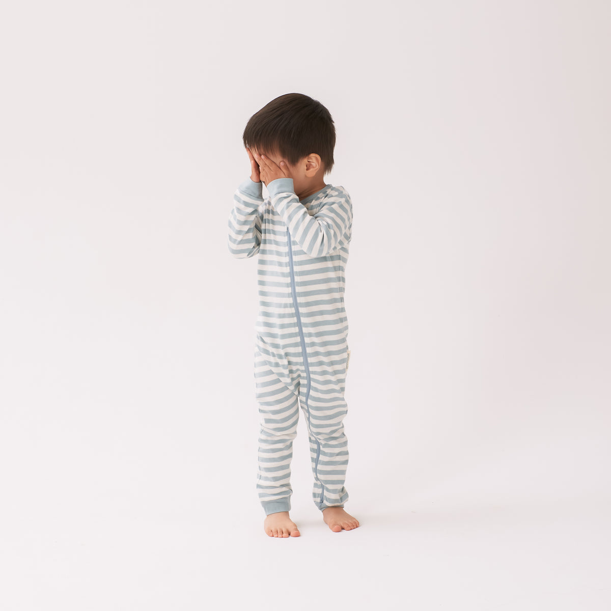 Merino Cotton PJ Suit - Tide
