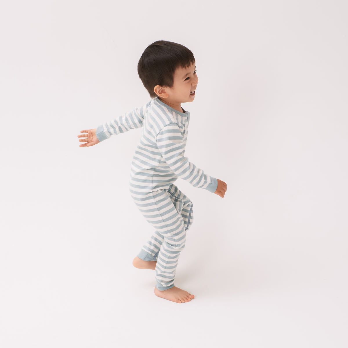 Merino Cotton PJ Suit - Tide