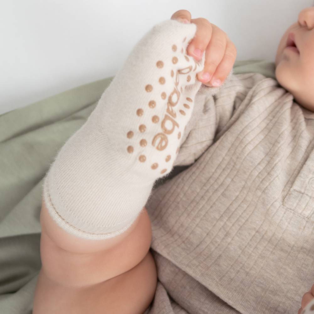 Merino Cotton Sleepy Socks - Dune