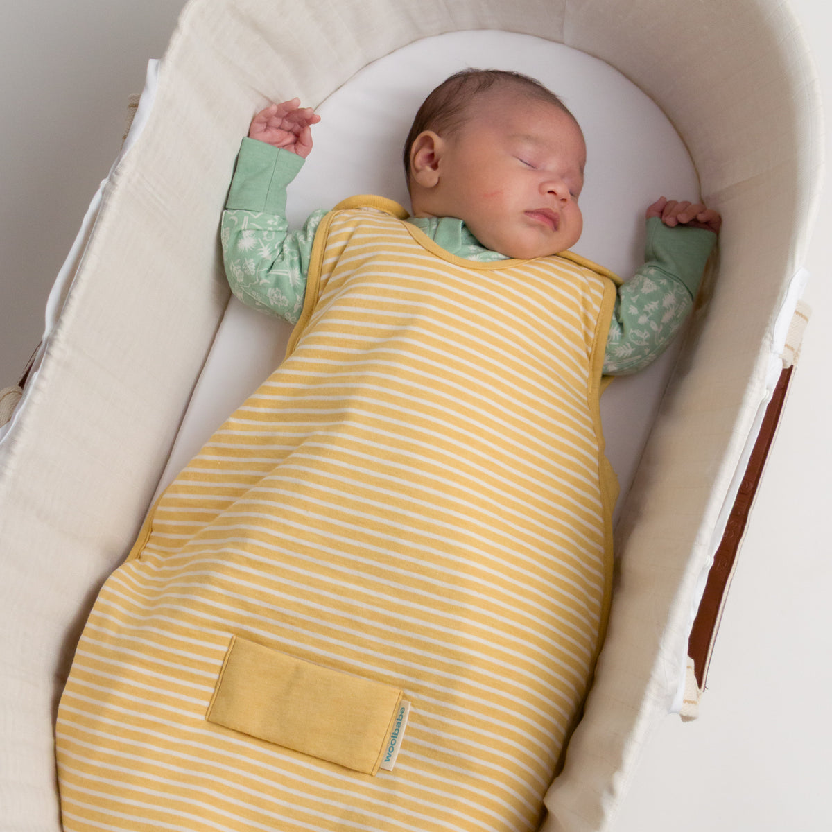 Duvet Side Zip Sleeping Bag - Buttercup