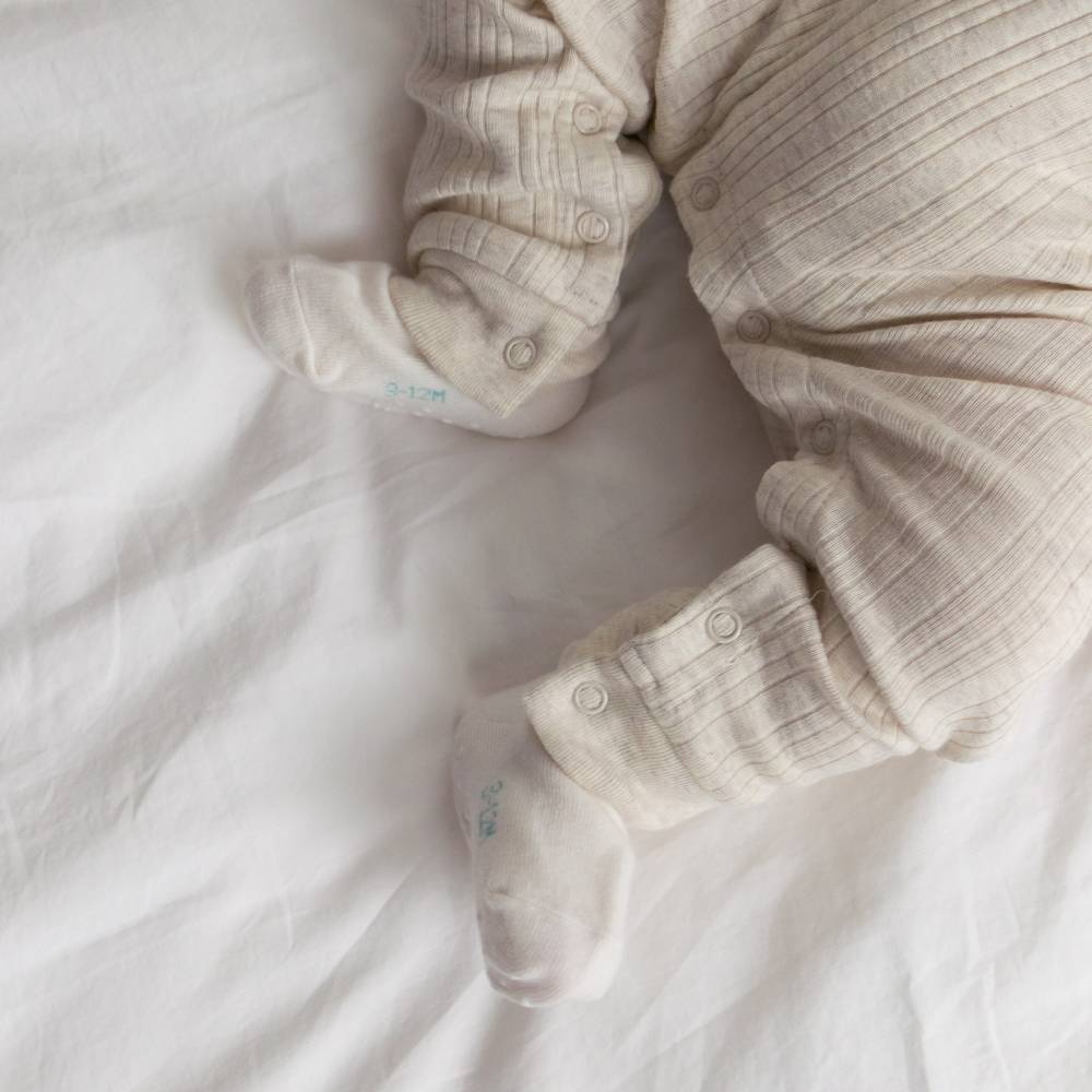 Merino Cotton Sleepy Socks - Natural