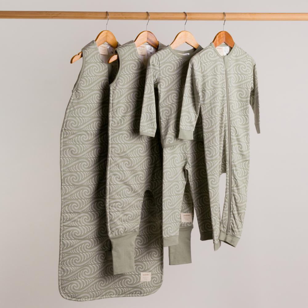 Merino Cotton PJ Suit - BO & KO Flax Ngaru