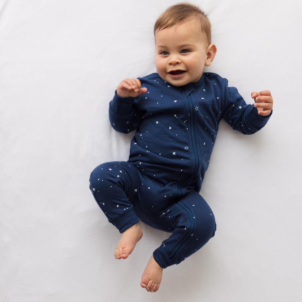 Merino Cotton PJ Suit - Tekapo Stars