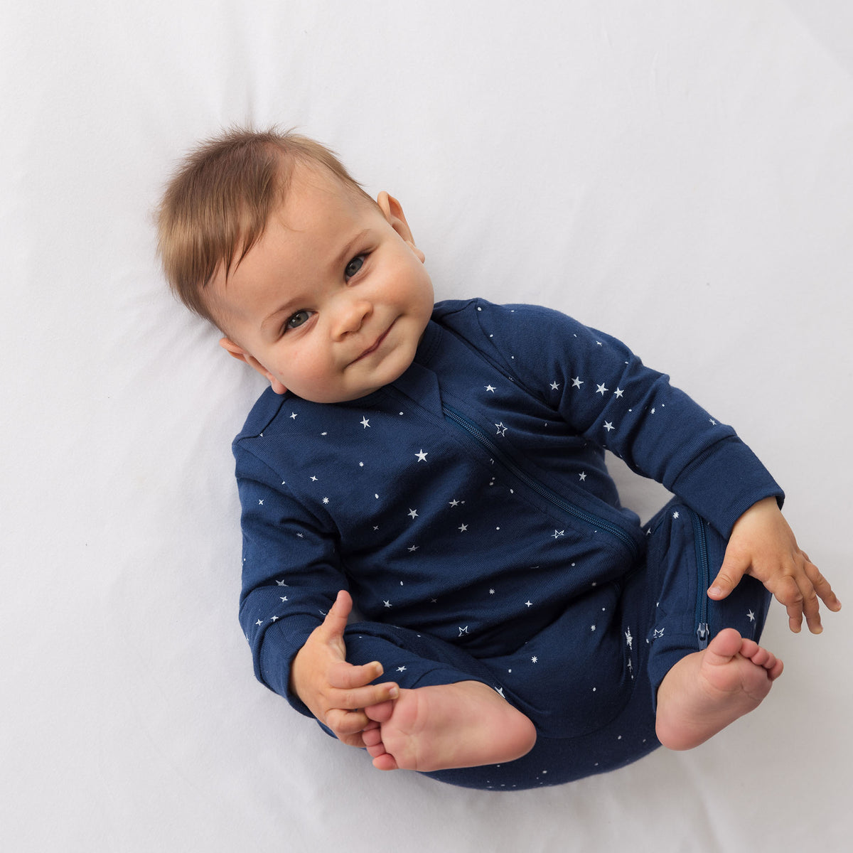 Merino Cotton PJ Suit - Tekapo Stars