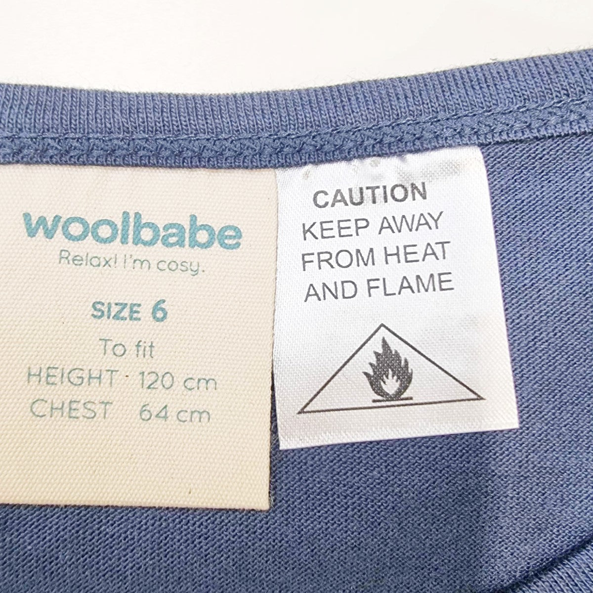 Merino Cotton Winter Pyjamas - Tide Stars