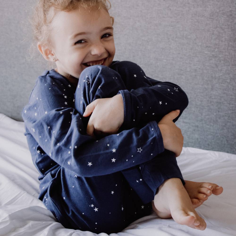 Merino Cotton Winter Pyjama Pants - Tekapo Stars