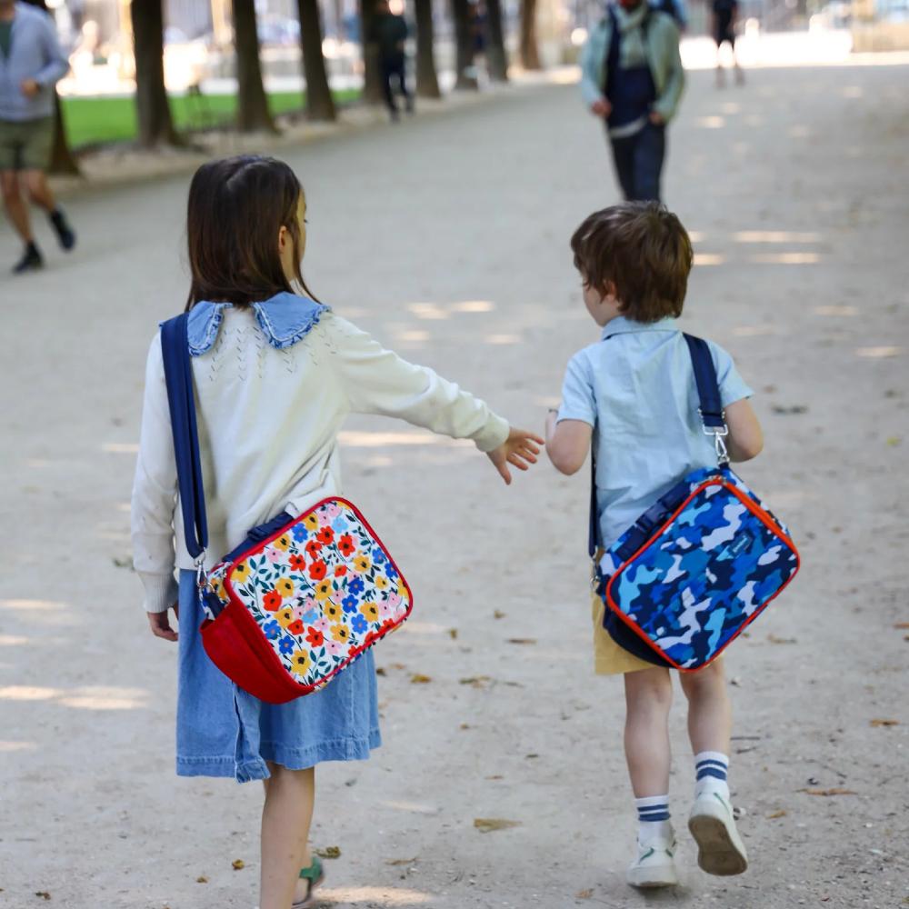 Classic Lunch Bag - Poppy Flowers