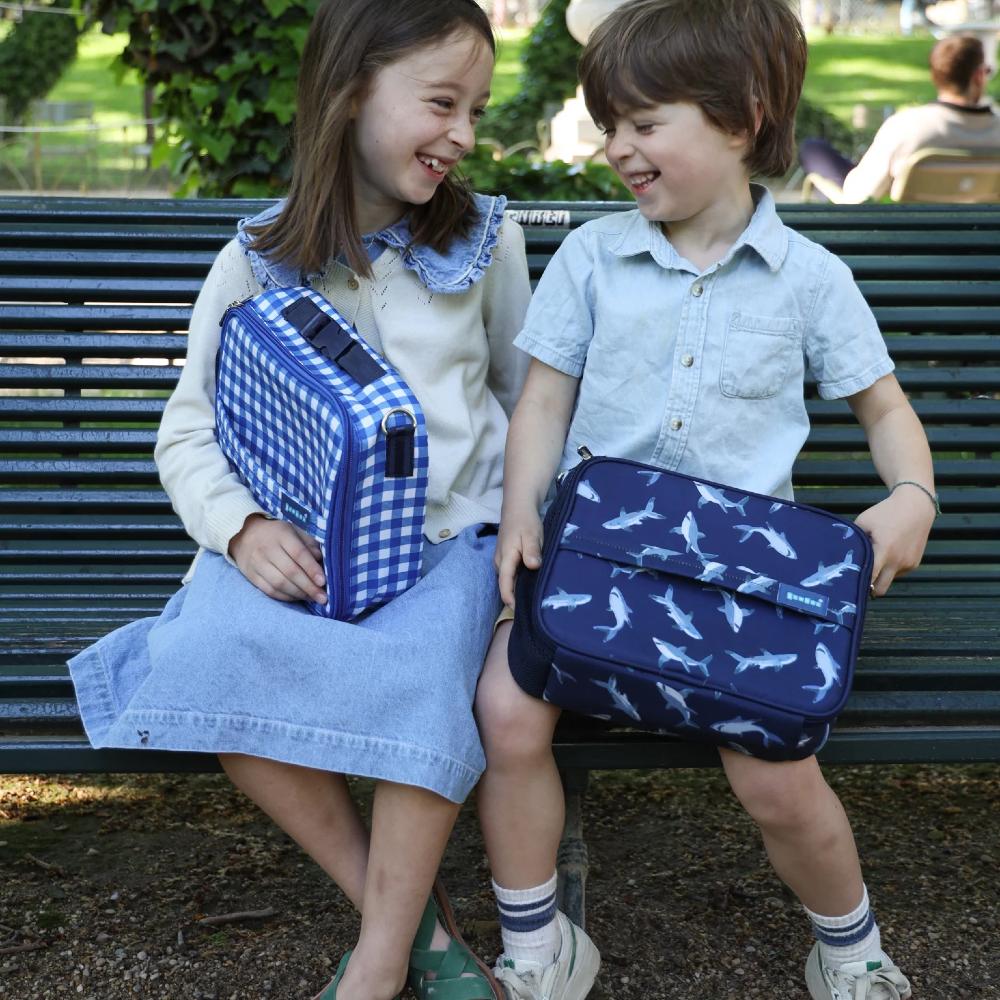 Classic Lunch Bag - Vichy Blue Gingham