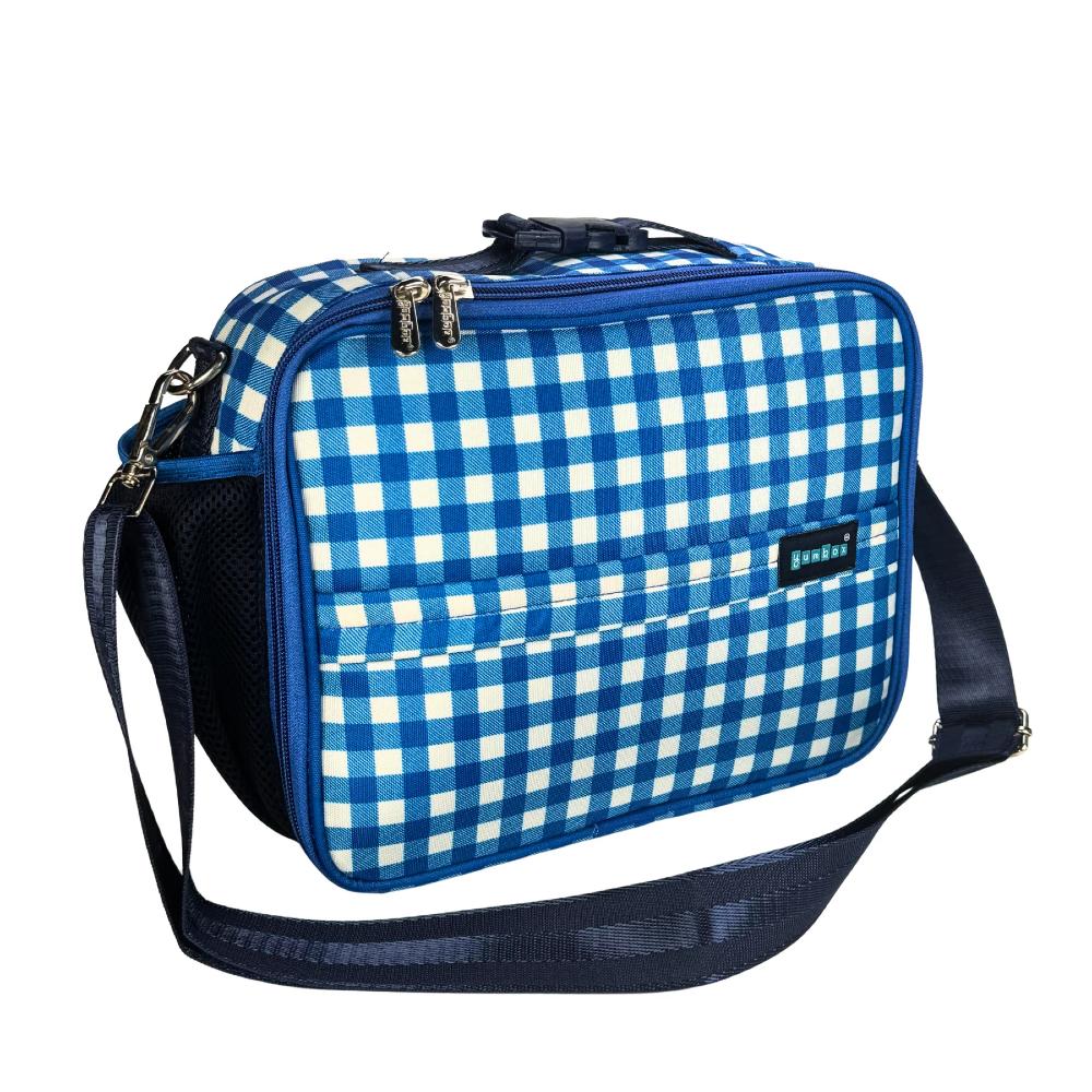 Classic Lunch Bag - Vichy Blue Gingham